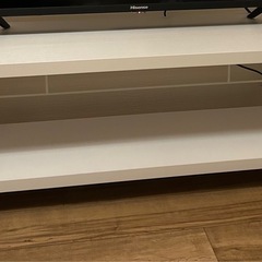 6/12まで　テレビボード 白