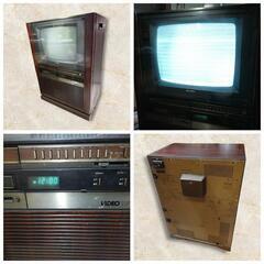希少?!通電OK! 昭和レトロ / シャープ / ビデオテレビ ...