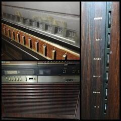 希少?!通電OK! 昭和レトロ / シャープ / ビデオテレビ CT-1818Vの画像