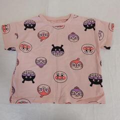 アンパンマン　ばいきんまん　ドキンちゃん　コキンちゃん　パジャマ　部屋着　半袖　上下セット　95cm 　くすみピンク色の画像