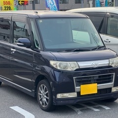 タントカスタム　RS ターボ　185000キロ　検査間も無くきれます。