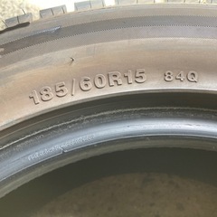GRIPMAX 185/60R15 4本 2022年製ほぼ新品冬タイヤ フィットスイフトシエンタMINIなどにの画像