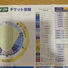 【24日 21時まで限定】5月25日 中日✕阪神 ペア観戦チケット　バンテリンドームの画像