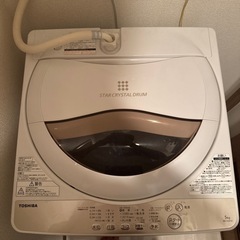 TOSHIBA洗濯機2020年製の画像