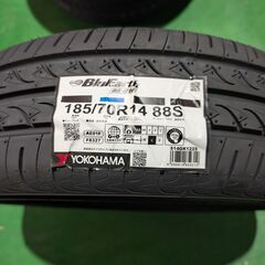 ●新品２０２５年製　ヨコハマ　ブルーアース AE-01F　185/70R14　4本セット●作業工賃込み●の画像