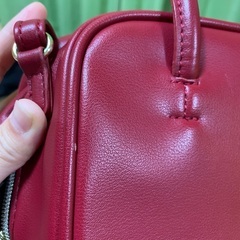 【50円】GU ショルダーバッグ 赤 結婚式お呼ばれにも！ 小さめバッグ 取引場所相談くださいの画像