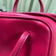 【50円】GU ショルダーバッグ 赤 結婚式お呼ばれにも！ 小さめバッグ 取引場所相談くださいの画像