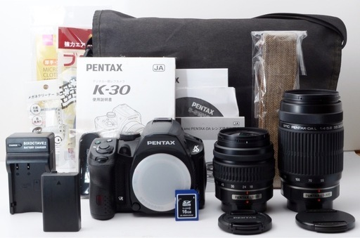 S数約660回！PENTAX K-30●スマホ転送OK●カメラバック付き  1ヶ月動作補償あり！ 安心のゆうパック代引き発送！ 送料、