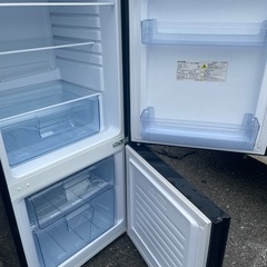 北九州市内配送無料　保証付き  2ドア冷蔵庫 アズマ MR-GL170 2020年製 ブラックの画像