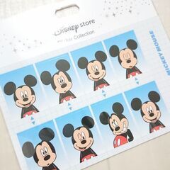 ミッキ－ 証明写真風ステッカ－