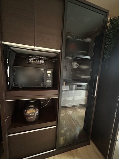 値引交渉可‼️食器棚　引取値引致します‼️