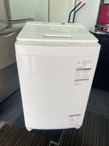 北九州市内配送無料　保証付き 2020年製AW-8D8-全自動洗濯機 ZABOON（ザブーン） グランホワイト [洗濯8.0kg /上開き]