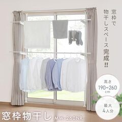 アイリスオーヤマ 洗濯物干し 窓枠物干し 省スペース コンパクト...