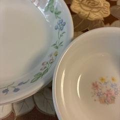 コレール大プレート深皿3客&中プレート深皿2客の画像