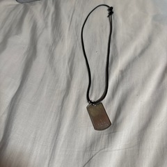 🔴GUCCIシルバードックタグペンダントの画像