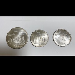 モントリオールオリンピック記念銀貨 10ドル 5ドル 3枚セット...