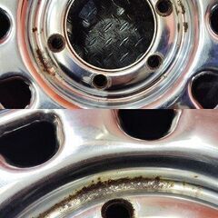 DAYTONA デイトナ 社外ホイール スチールホイール 16インチ 4本 6.5J6HPCD139.7約+40 ハイエース等 　(VHK496) の画像