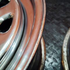 DAYTONA デイトナ 社外ホイール スチールホイール 16インチ 4本 6.5J6HPCD139.7約+40 ハイエース等 　(VHK496) の画像