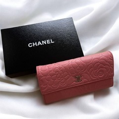 シャネルCHANEL カメリア 財布　ピンク ★希少・美品・未使用品★