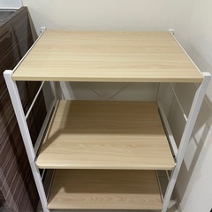 決定しました　キッチンラック　ナチュラルの画像