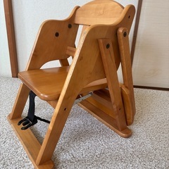 値下げしました！【直接受け渡し限定】KATOJI  木製子供チェアーの画像