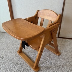 【直接受け渡し限定】KATOJI  木製子供チェアー