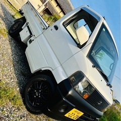 三菱　軽トラ　ミニキャブ　パワステ　4wd ミッション　車検あり