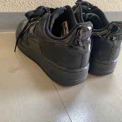 NIKE  エアーフォースワン　エナメル　25cm 美品中古　の画像