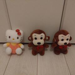 ぬいぐるみ3つ　中古