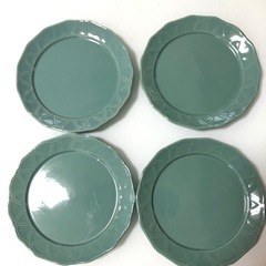 ナチュラルキッチン　アンティークフリルプレート　
デコール