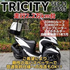 【普通免許仕様もOK】ルーフ付トリシティ125ABS ブルーコア...