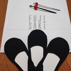 靴下3足＆かんざし2本セット