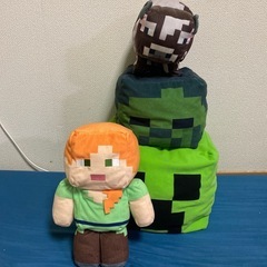マイクラ　ぬいぐるみ　4点セット