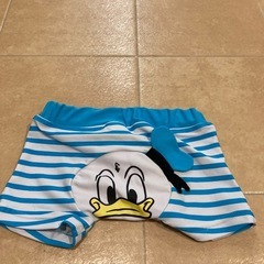 ディズニー　ドナルドダッグ　スイムパンツ　水着パンツ