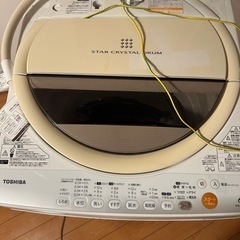 【決まりました】TOSHIBA洗濯機※故障のため無料の画像