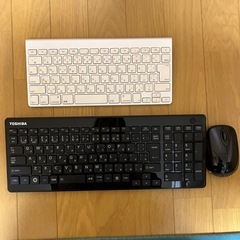 応募締め切り〈ジャンク品〉アップル純正ワイヤレスキーボード&TO...