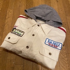 ディッキーズワークシャツジャケットワッペンフードパーカーフーディ アメリカ アメカジの画像