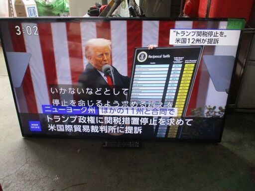 P154　シャープ　55V型　エッジ型　LEDバックライト　液晶テレビ　LC-55W35