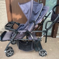 【レンタル】二人乗りベビーカー
