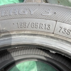 (売約済)‼️ほぼ新品国産タイヤ‼️155-65-13‼️23年製‼️４本セット‼️の画像