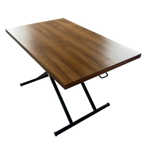 【ジ0523-14】定価約5万がこの値段❓❓ニトリ昇降ダイニングテーブル法幅 1200（1200-1245）mm✕奥行き750mm✕高さ765（275-765mm)