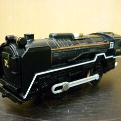 ☆タカラトミー プラレール D51200蒸気機関車 ライト付き 石炭車 客車 3両編成 動作確認済み TAKARATOMY 札幌 北20条店の画像