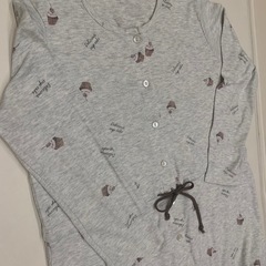 マタニティワンピースパジャマ(薄め長袖)の画像