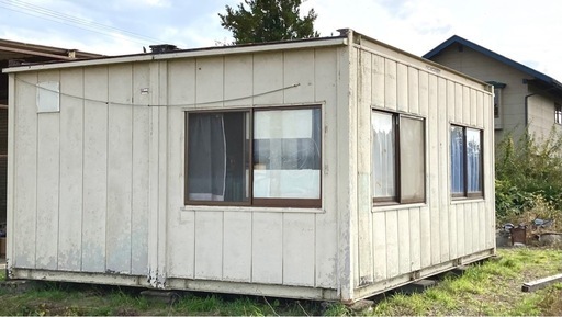 ユニットハウス、スーパーハウス、プレハブ 3連棟 16畳 リノベーション セカンドハウス DIY向け 採光良好 破格セット3万円‼︎