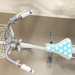 ブリヂストン　ビッケm　子ども用自転車　ブルーグレイの画像