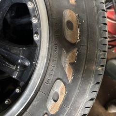 タイヤホイール付きの画像