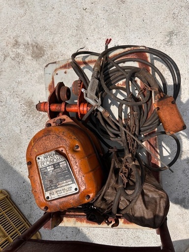 NITCHI（ニッチ）電動チェーンブロック ECONOMY EC-2型（ジャンク扱い）