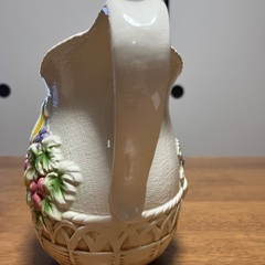 フルーツ柄　大きめ花瓶【ドライフラワー用】の画像