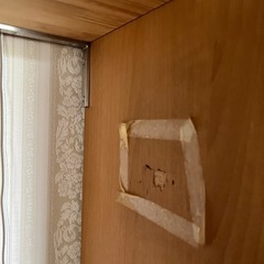 側面傷あり洋服ハンガータンスの画像