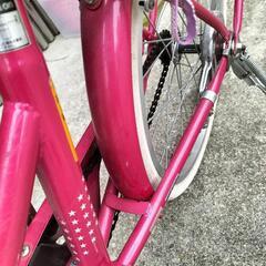 20インチ　小学生女の子　自転車　やや使用感ありますが綺麗な状態の画像